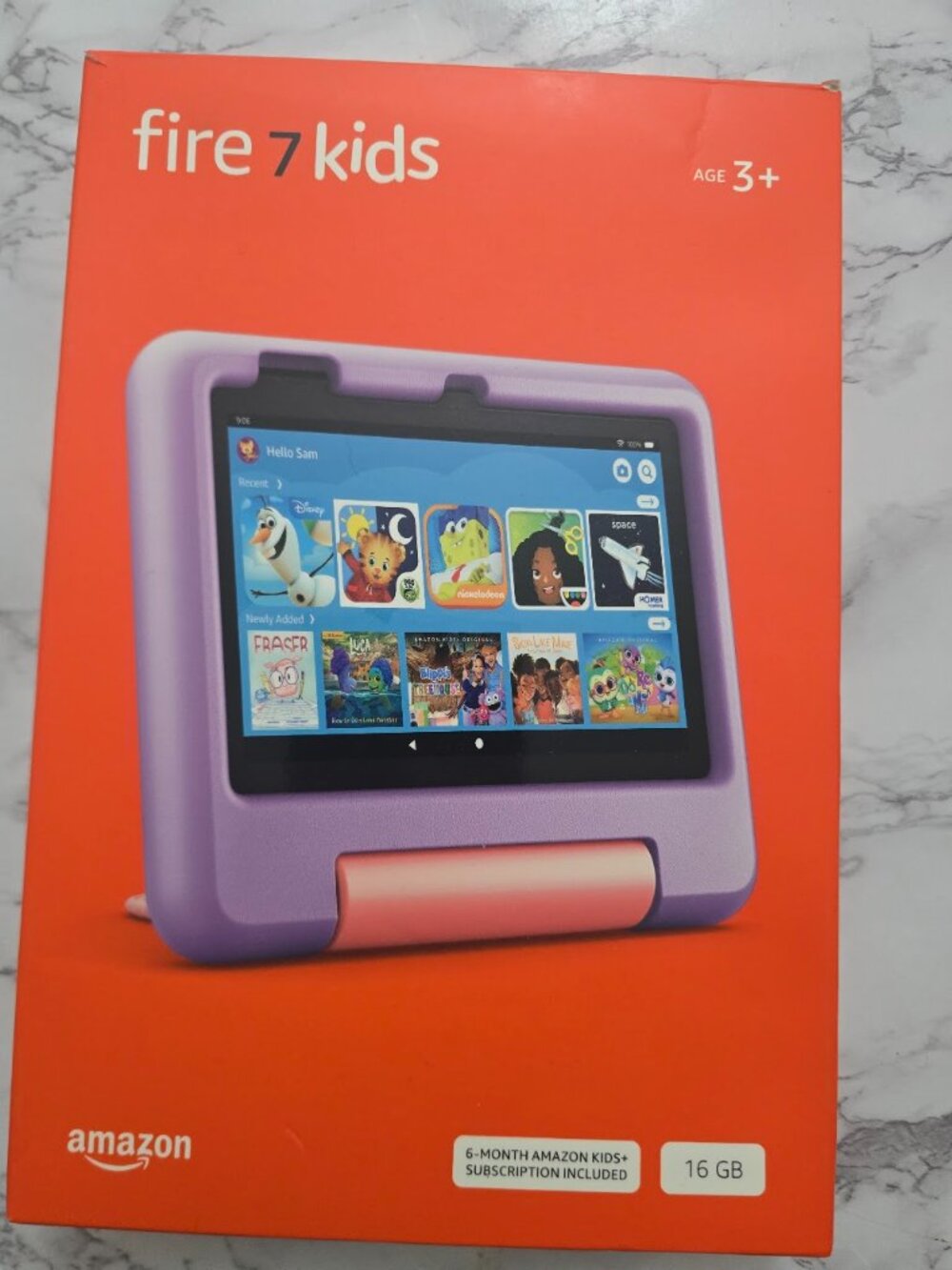 Amazon Fire 7 Kids 12th Gen 16GB and Bonus Mophie Wireless Charger Pad